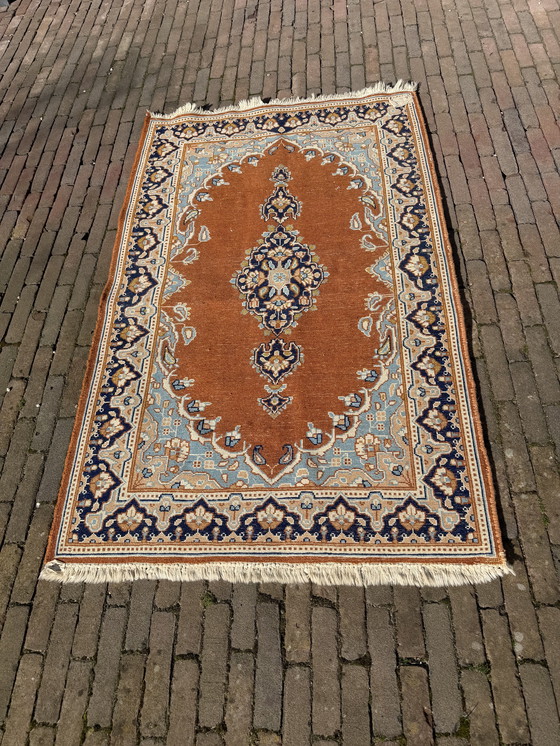 Image 1 of Prachtig vintage Perzisch tapijt – warme kleuren - 90x15 