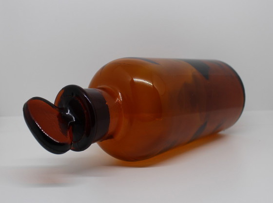 Image 1 of Flacon apothicaire ambré 1 litre
