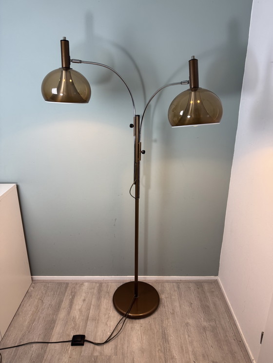 Image 1 of Vintage space age Dijkstra vloerlamp trompet Mushroom