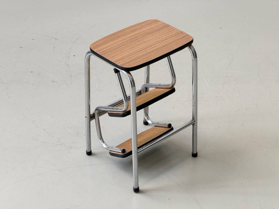 Image 1 of Sgabello pieghevole con rivestimento in Resopal, Svizzera, anni '70