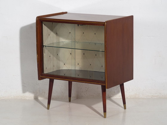 Vitrinekast in Mid-Century stijl (ca. 1950) – Vitrinekasten, Wood, Glass, Mid Century Modern (photo 26 of 34)