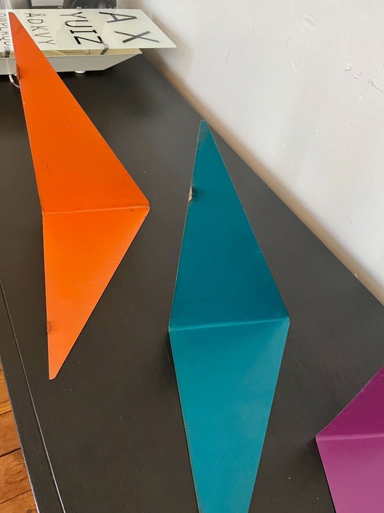 3x Cadovius Butterfly CADO – rari colori originali – Scaffali a muro, Iron, Metal (photo 11 of 14)