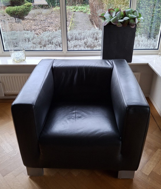 Image 1 of 1x Poltrona Linteloo Pelle Antracite