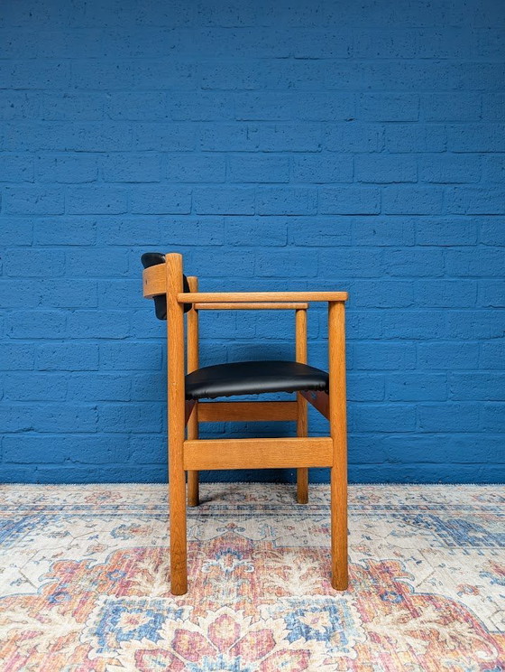 Image 1 of 1x Vintage armchair office chair, Jørgen Bækmark for FDB Møbler, 1970s