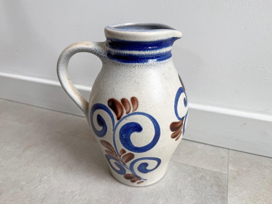 1x Vintage Blue Ceramic Knodgen W. Germany Vase – Knödgen, Vazen (photo 3 of 6)