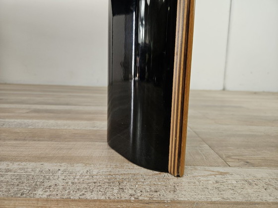Pierre Cardin Extendable Dining Table in Black Lacquered Wood, 1970 (photo 14 of 22)