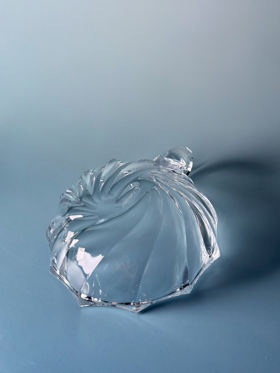 Image 1 of Val Saint Lambert - 6 Coupes à dessert en cristal (Coquilles) - Collection Royale