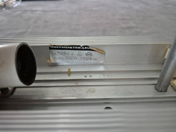 Image 1 of Vintage Hoffmeister Wall Lamp 45266 Z – 1980s Ice-Glass Sconce, German Design, Excellent Look