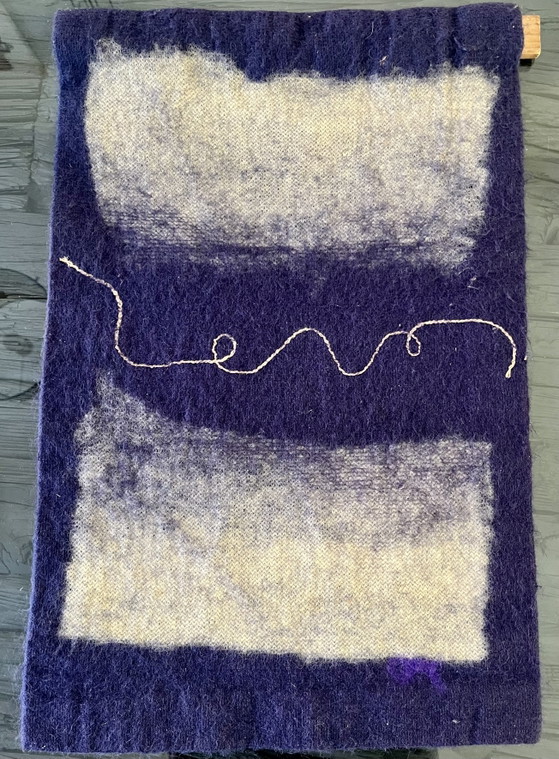 Olga Karlíková – Art Protis Original 1969 – Kompozice – karlikova, Wall decoration, Textile (photo 6 of 11)