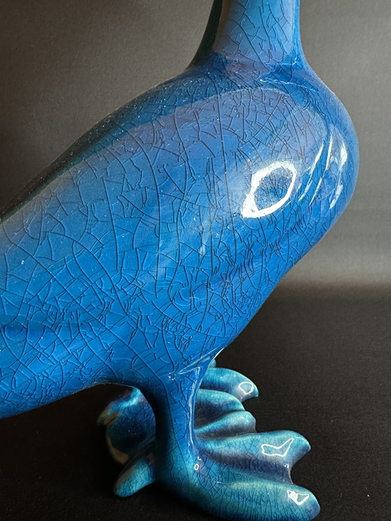 Image 1 of Art Deco keramische eend van George Cassin, Frankrijk ca. 1950 – gesigneerd