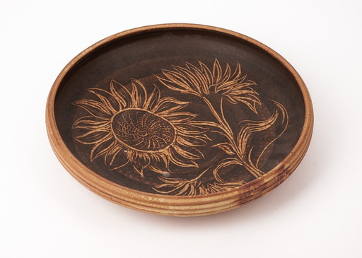 Ceramic wall plate ca. 50s