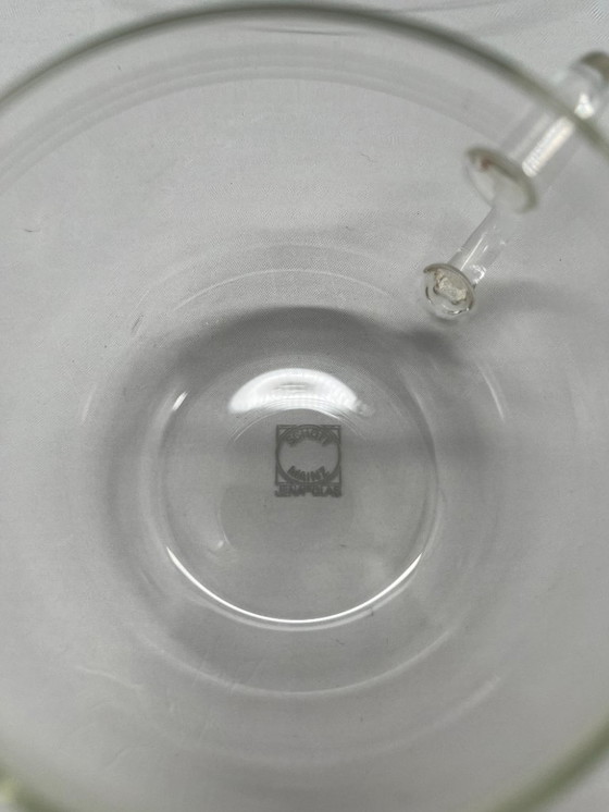 Image 1 of Heinrich Löffelhardt Bauhaus Set da tè – Teiera in vetro Jena 1,5 L + 6 tazze Schott Verran