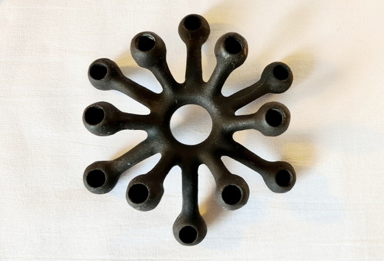 Set originale di 2 portacandele "Spider" con 1 confezione originale - Quistgaard Dansk Design - Mid-Century (photo 4 of 11)