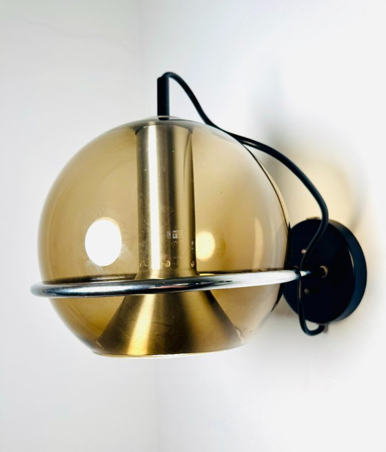 Image 1 of Ensemble d'appliques Globe par Frank Ligtelijn pour Raak Amsterdam, 1960