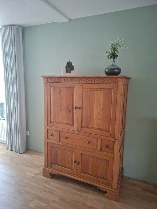Mueble para televisión o pared, colección York, roble francés.