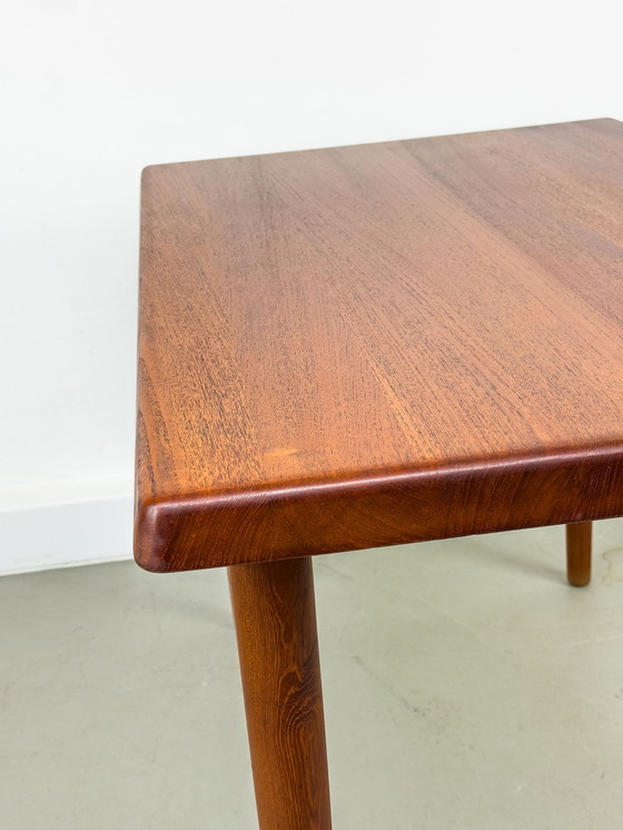 Image 1 of Petite table de bureau ou de salle à manger en teck par Niels Bach, 1960S