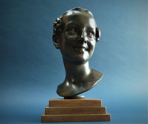 Image 1 of art deco bronze P.AUBRY