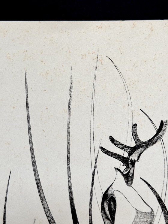 Image 1 of Eugène Eechaut (1928-2019) - Ink Composition (1970)