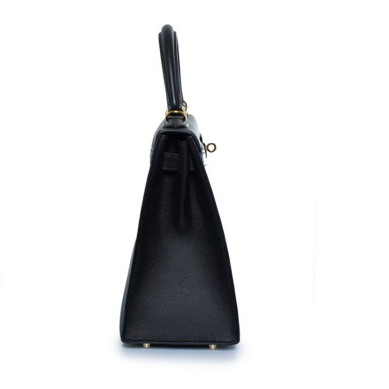 Hermes, Sac Kelly II Sellier 28 Epsom 89 Negro – Hermès, Bolsos de mano, Calfskin (photo 5 of 20)