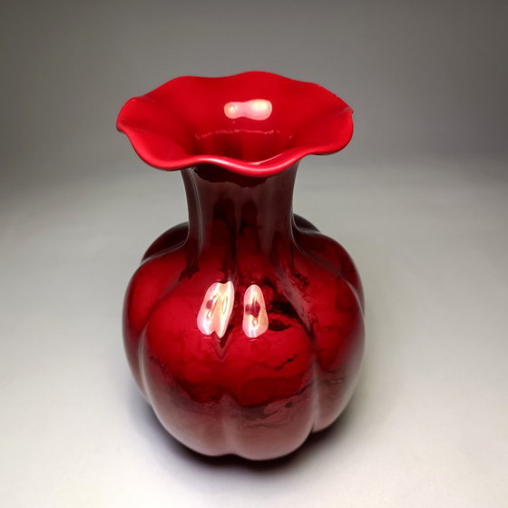 Zsolnay - Vaso - Vaso Eosina Rosso - Porcellana – Vasi, Porcelain (photo 9 of 22)