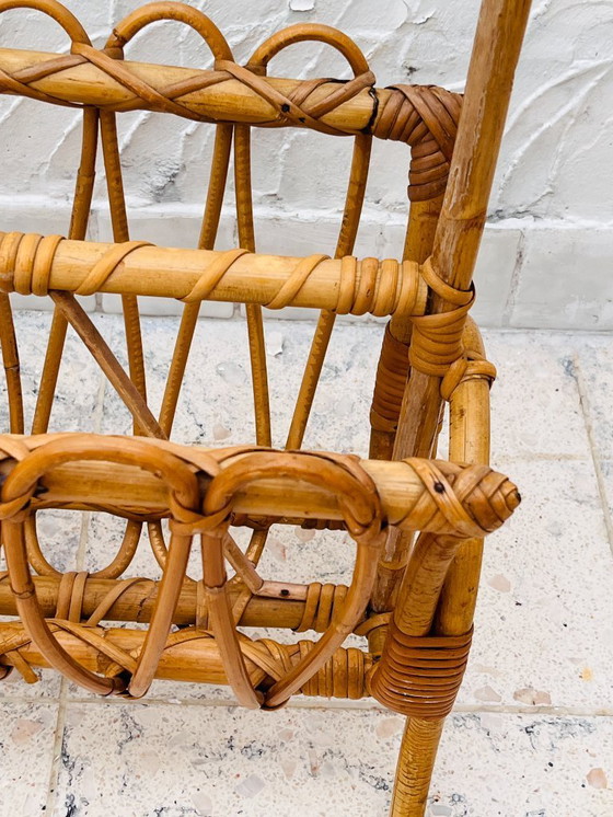 Image 1 of Bamboo Magazine Rack