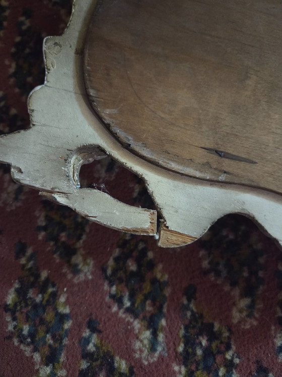 Image 1 of Dutch Trumeau mirror from the 19th century - Rococo style