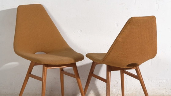 Sedie decorative vintage (c.1950). Set di 2 pezzi – Poltrone, Wood (photo 3 of 40)