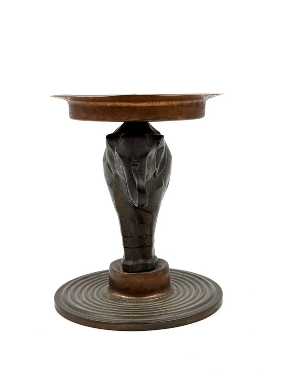 Image 1 of Art Deco Elefanten Coupe Vide Poche, Frankreich 1930er Jahre