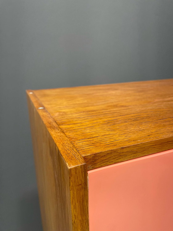 Image 1 of U-450 kast in eiken van Jiří Jiroutek voor Interiér Praha, Tsjecho-Slowakije, jaren 1960