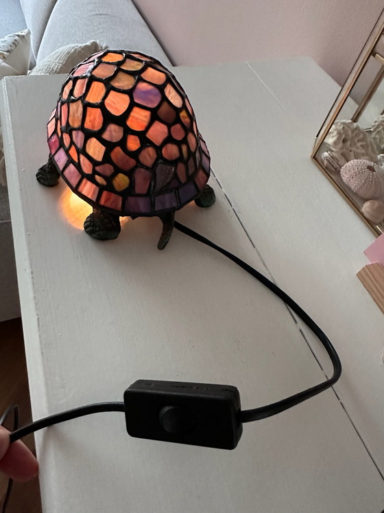 Lampada Tiffany Tartaruga – Lampade da tavolo, Vetro, Metallo (photo 5 of 10)