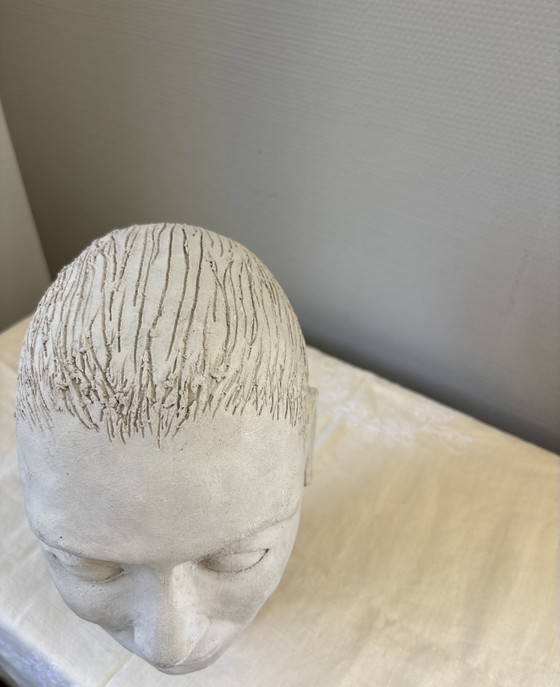 Image 1 of Vintage Chamotte Statue ‘SHE IS’ Sculpture