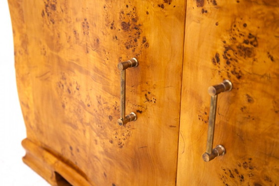 Image 1 of Art Deco ladekast uit de jaren 1940, Polen.