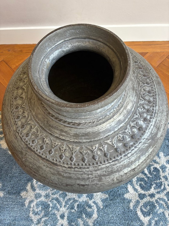 Image 1 of Indische vaas, metaal