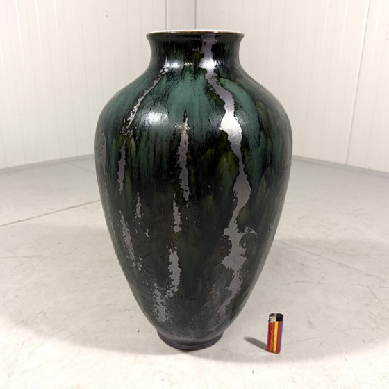 Large Special Floor Vase From West Germany 1960's – Ceramic (photo 7 of 13)