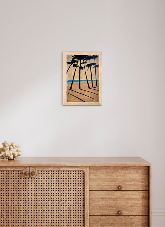 Framed A4 sketch. Signed. – Paintings & Drawings, Paper (photo 4 of 8)