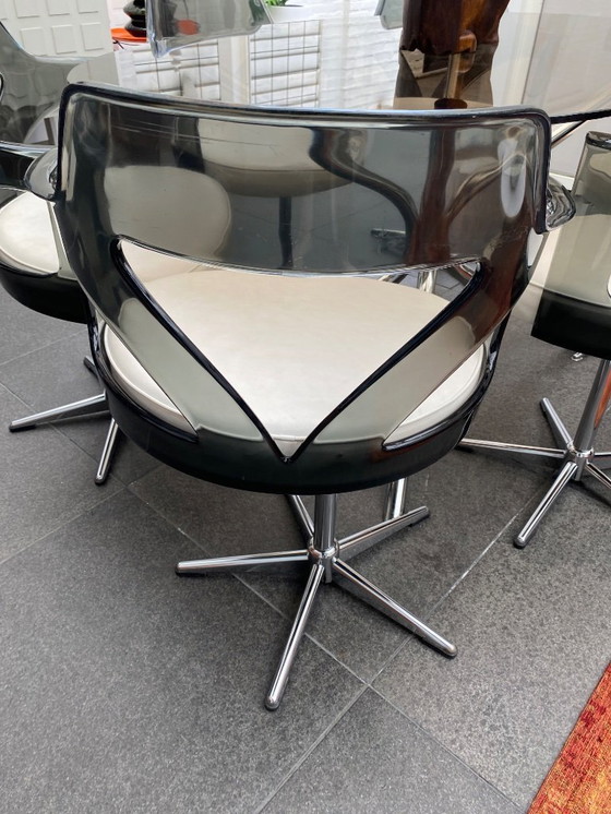 Image 1 of Mesa de comedor de la era espacial con 6 sillas