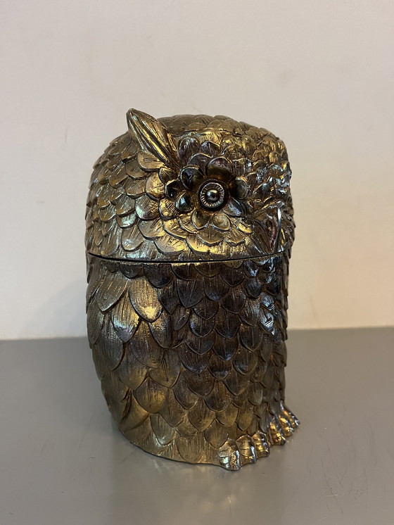 Image 1 of Vintage Italian ice bucket Mauro Manetti 'Owl'