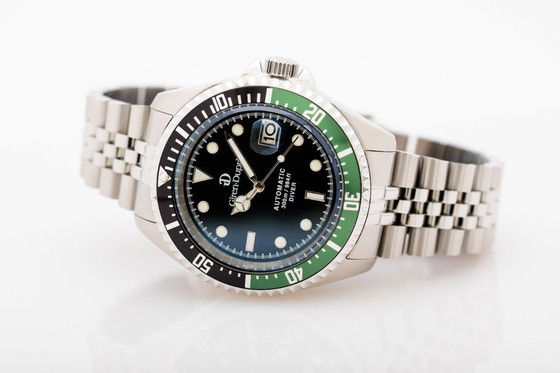 Image 1 of Reloj de buceo automático Giren Dupre Diver de acero de 44 mm