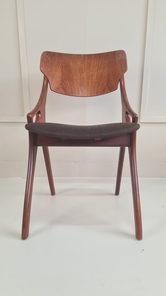 Image 1 of Danish Dining Chairs by Hovmand Olsen for Mogens Kold, 1960s