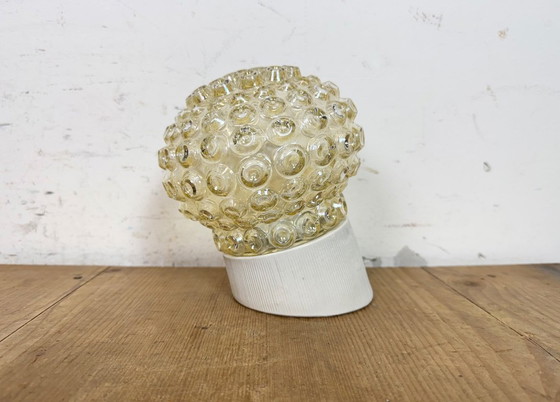 Image 1 of Vintage White Porcelain Wall Light, 1970s