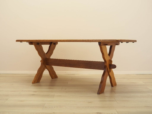 Danish Extendable Oak Dining Table Designed by Henning Kjærnulf, 1960s – eettafels, Wood (photo 2 of 21)