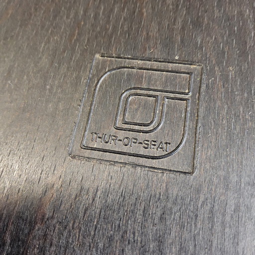 Chaise de bureau enfant vintage Galvanitas S23 Elmar Flötotto (chaise empilable), style industriel