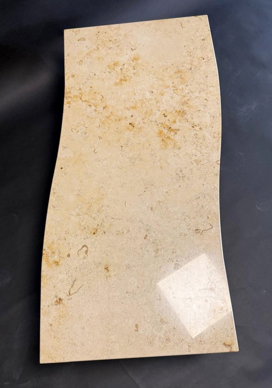 Image 1 of Vintage natural stoon / tessellated dining table 