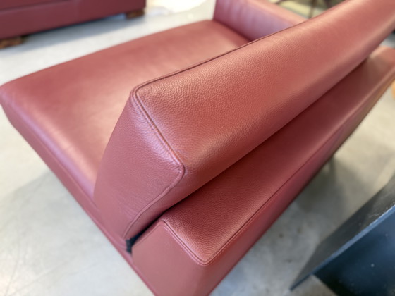 Image 1 of Leolux Bellice Sofa End Part 110 Senso Granata Leather