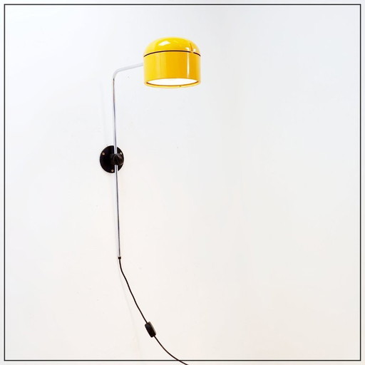 Lampada da parete gialla in stile Space Age di Arnold Berges per Staff – Germania, anni '70