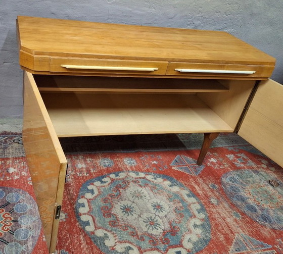 Buffet Art Déco Vintage en érable, 1950 – Buffet bas, Wood (photo 7 of 7)