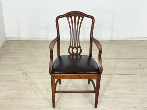 Art Nouveau bureaustoel, fauteuil, antieke stoel circa 1920