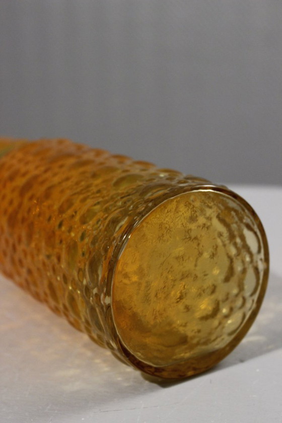 Image 1 of Vintage Space Age Bubble vase design Herbert Kny for VEB Glaswerke 1970s