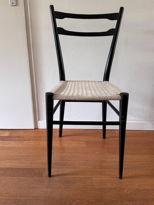 4x jaren zestig stoelen