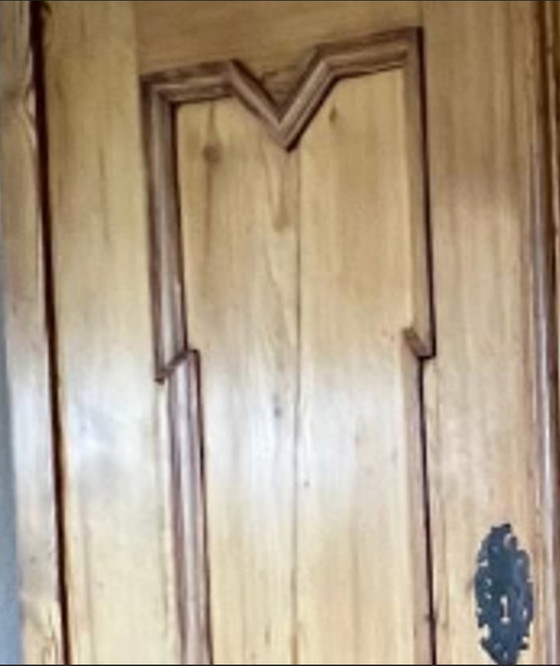 Image 1 of 1 x softwood cabinet from around 1780 with authenticity guarantee